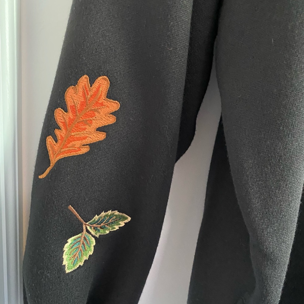 Ugly Fall Themed Sweater Cardigan XL - Picture 9 of 9